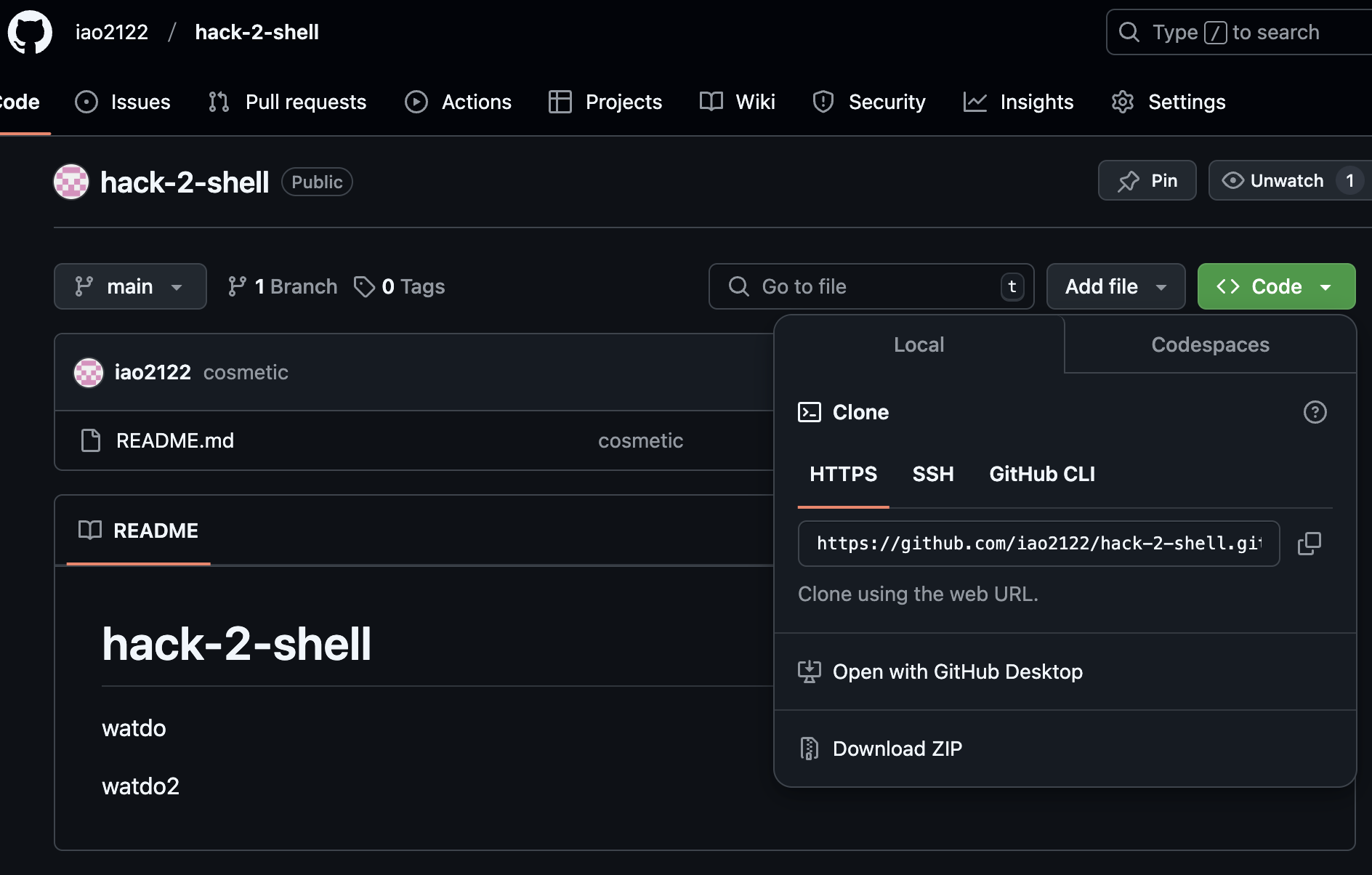 Clone Github Repo
